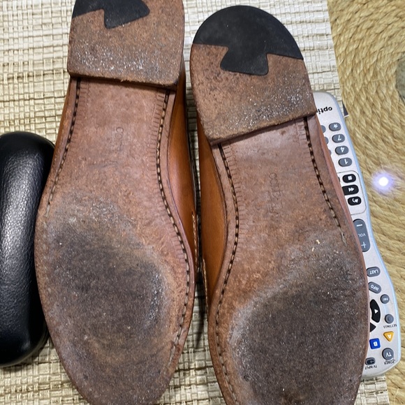MENS COLE HAAN Leather and linen loafers Made in the USA - Picture 13 of 16